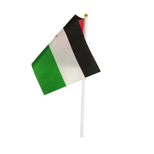 14*21cm Palestinsk Flagga Handviftande Flagga Liten Flagga Gaza Stöd Gratis Z5Y6 P N5M6 1pcsA multicolor 3pcs