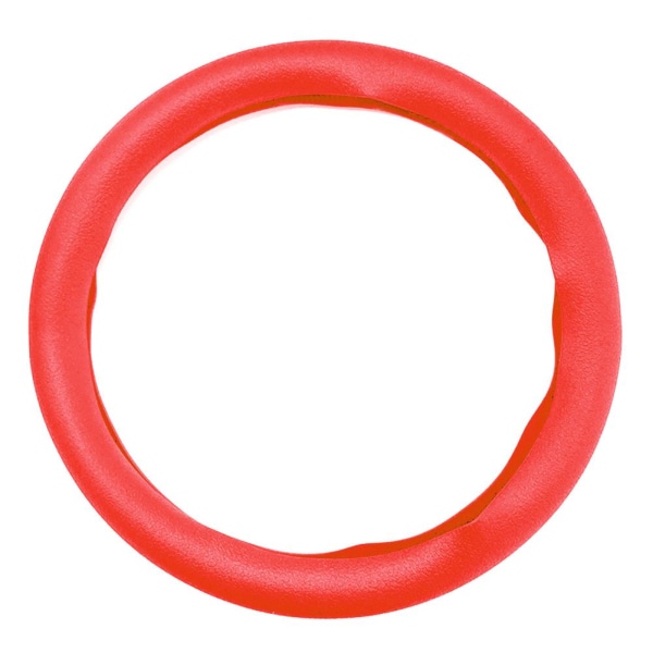 Bilsilikonrattkåpa Cover Autotillbehör U red onr-size