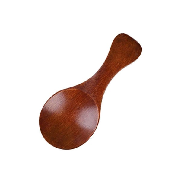 Träslev Matlagningsredskap Verktyg Soppa Tesked Catering Nytt För Kök M9P4 Red-brown 1pcs