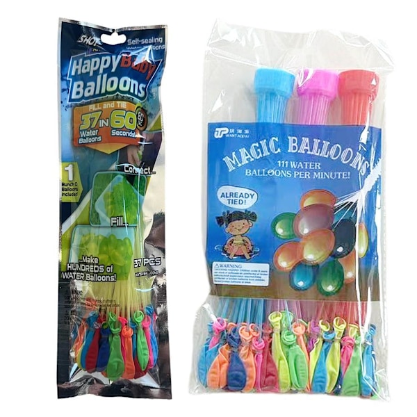 Påsfyllning Vattenballonger Rolig Sommar Utomhusleksak Ballongpaket Vattenballonger Bomber R2p1 111pcs one-size
