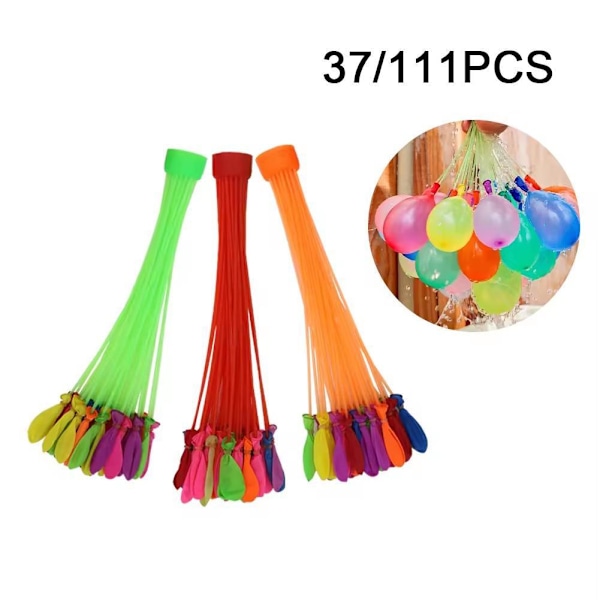 Påsfyllning Vattenballonger Rolig Sommar Utomhusleksak Ballongpaket Vattenballonger Bomber R2p1 111pcs one-size