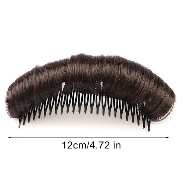 Magisk Osynlig Hårvolym Ökning Hårknut Maker Fluffig Svamp Pad Kam Puff C4T9 natural color 12cm/4.72 inch