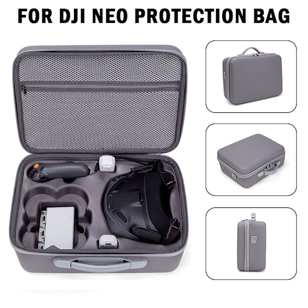 För DJI Neo Motion Fly More Combo Goggles Drönare Bärväska Axelväska T3
