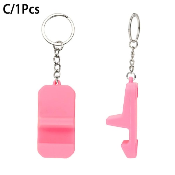 Creative Mini Mobiltelefon Stativ Hållare Pendel Nyckelring Portabl pink 1pcs
