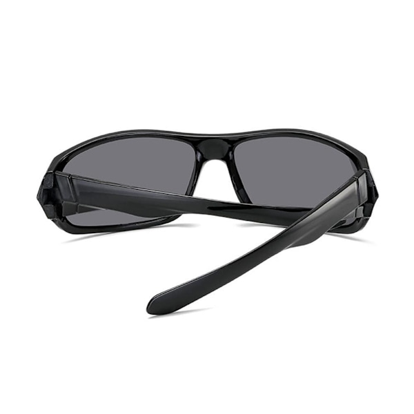 HD Mörkerkörningsglasögon Polariserade Gula Linser Anti-bländning UK❈ grey One-size 3pcs