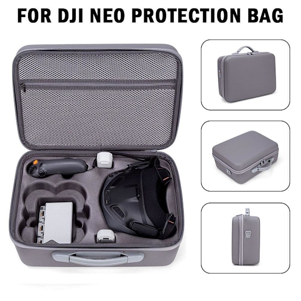 För DJI Neo Motion Fly More Combo Goggles Drönare Bärväska Axelväska T3