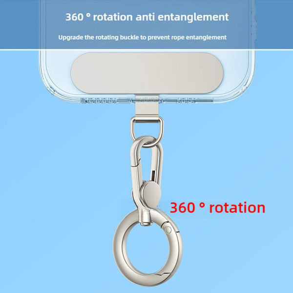 Universal Mobiltelefon Sling Rep Kort Clip Telefon Snodd Packning Patch ho t U5O6 red 1pcs