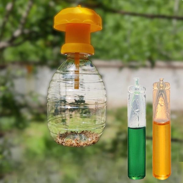 10 st Fruktfluga Attraktant 2ml Fälla Bete Biodling Dödar Biekupa Svarm D5I9 yellow onesize