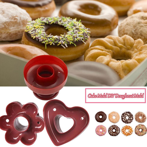 Fondant Tårta Bröd Desserter Bageri Donut Donut DIY Craft Cutt flowers One-size