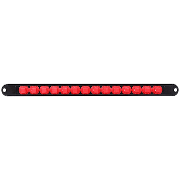 ABS Hylsorganiserare 1/2 3/8 1/4 tums Fäste för Hylsskena Väggmontering NY Red 3/8"