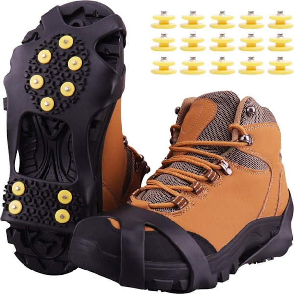 Universal Anti-Slip Insoles Non-Slip Protection On Smooth Wet And Icy Surfaces Non-Slip Soles For Easy Attachment To Shoes
