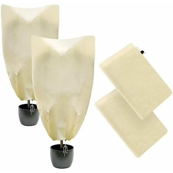 Växtskyddskåpa, vinterväxtskyddskåpa, vinterväxtskydd, vinterskydd för växter, 2-pack, 10080 cm ＆ 8060 cm