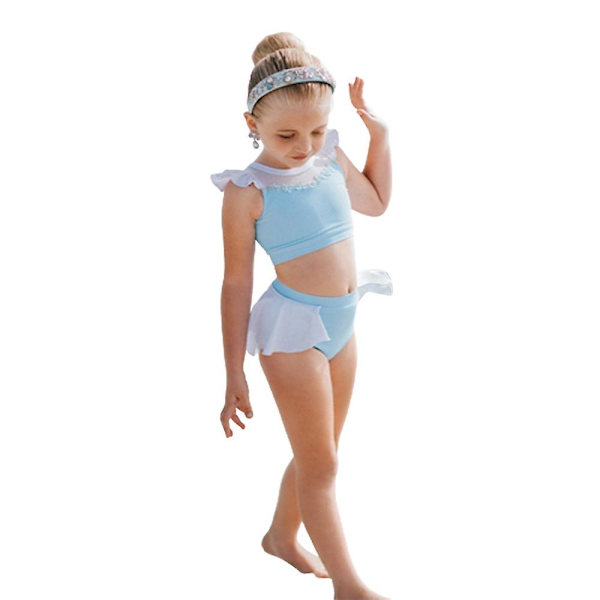 2-8 år Flickor Princess Badkläder Holiday Bikini Baddräkter Askungen 3-4 år