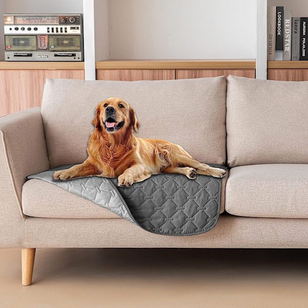Vattentät hundbäddsskydd husdjursfilt soffskydd möbelskydd för barn hund katt（50*80cm）