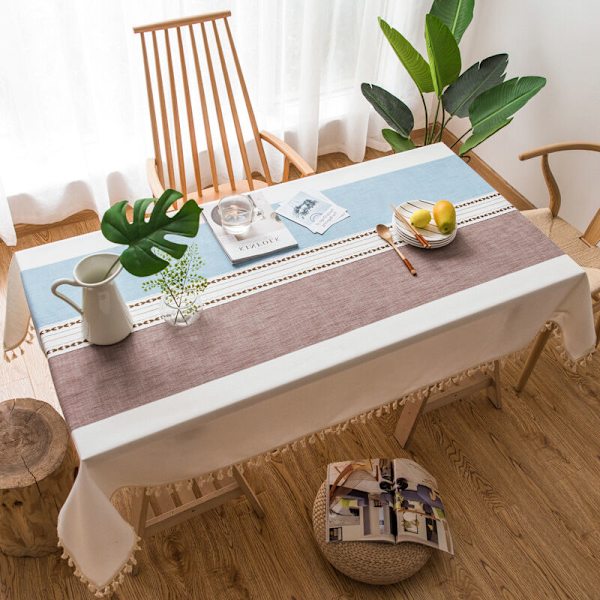 Rektangulär bordsduk för matsal och kök, 140 cm x 240 cm, elegant och vacker för köksbordsdekoration