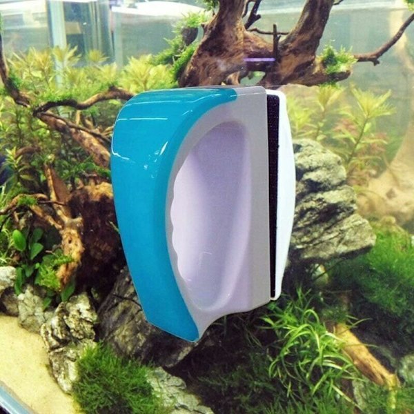 Akvariemagnet för rengöring av akvarieglas, akvariealgrengörare, akvarieborste för fiskakvarium