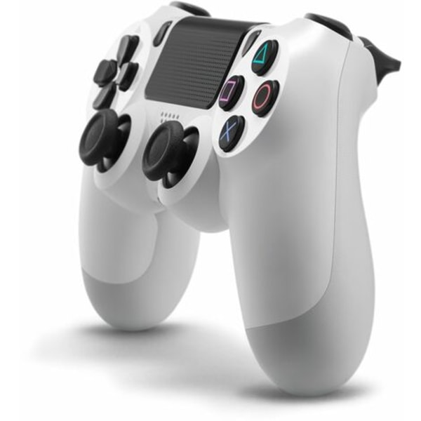 Häll Sony PS4 Controller PlayStation 4 Wireless Controller BT Gamepad Spelkontrollerbyte （Blanc）