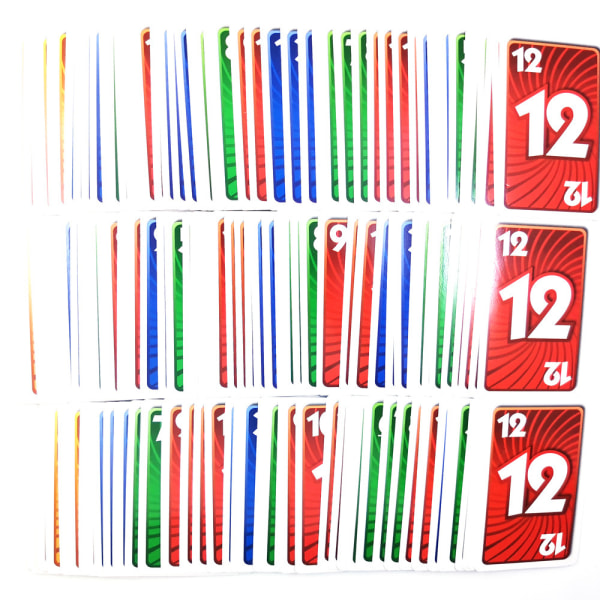 UNO - Skip Bo Classic färg- och nummerkombination spelkort - Special Action Cards ingår - Present för barn 7+