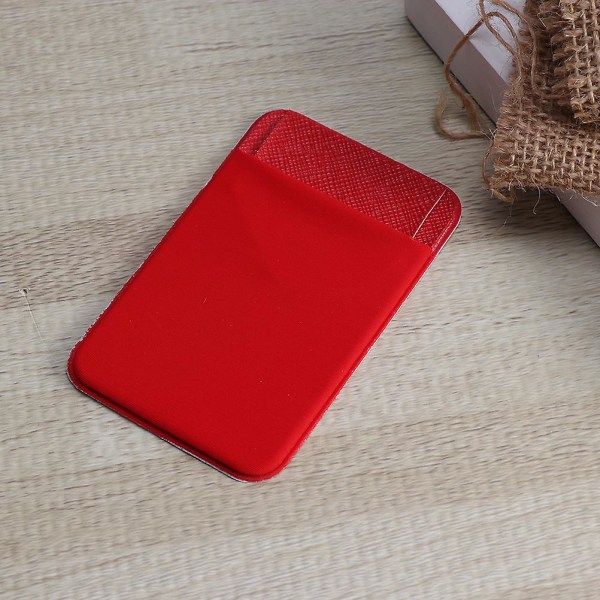 2 st Phone case Telefonhållare Stick Phone case Stick Case Röd 9,2*5,8*0,2cm