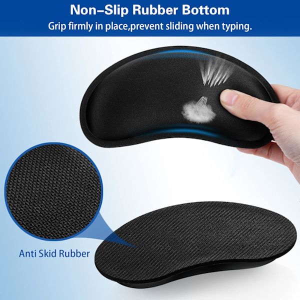 Gummi handled musmatta tillverkare kontor gaming memory foam långsam rebound svamp handledsdyna