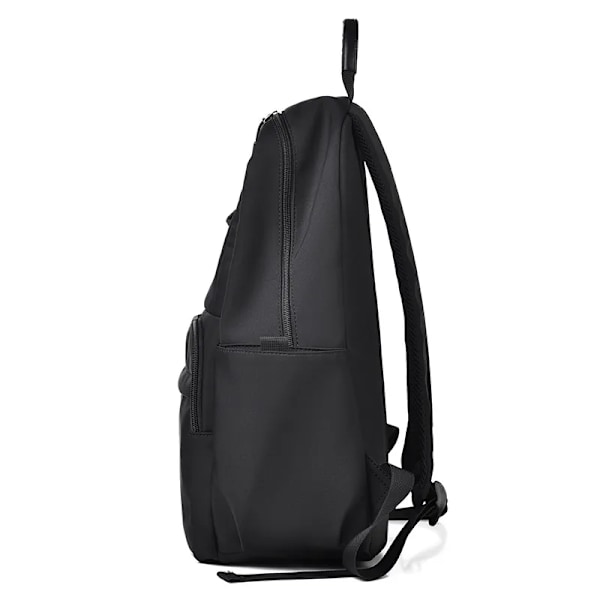 Justerbar enkel praktisk ryggsäck - Laptopväska (svart) - Unisex - Student skolväska - Casual ryggsäck svart