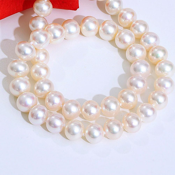 1320 st lösa imitationspärlor med hål - Blandade storlekar - för DIY halsband armband smyckestillverkning (Off White)