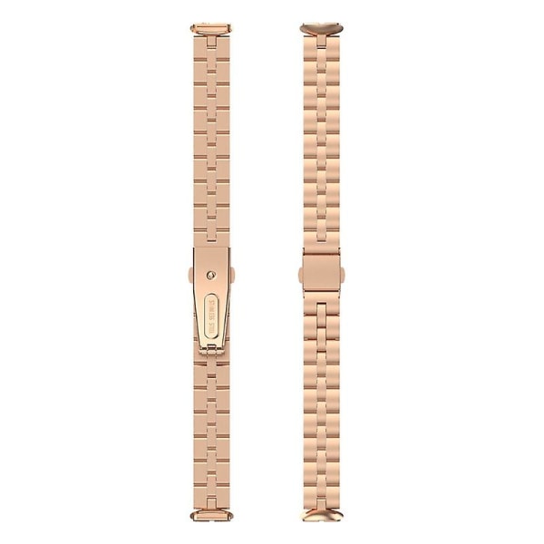 För Fitbit-luxe Anti-lost armband Watch sportklocka i metallband