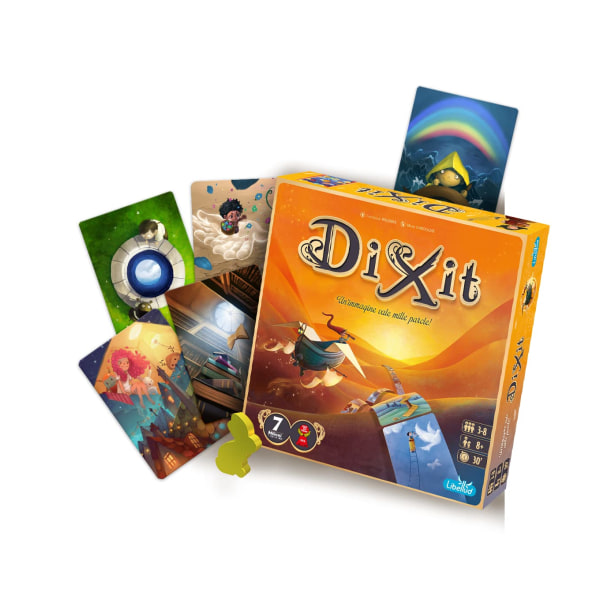 Fullständiga engelska Dixit-fragment av Party Strategy Board Game Cards