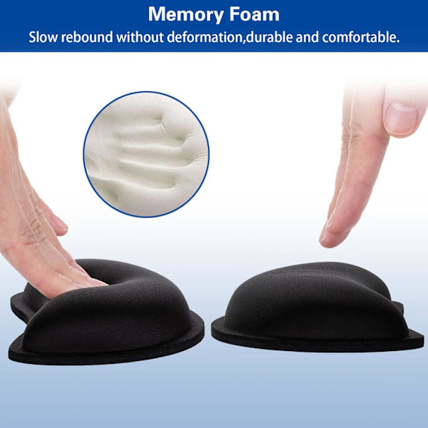 Gummi handled musmatta tillverkare kontor gaming memory foam långsam rebound svamp handledsdyna