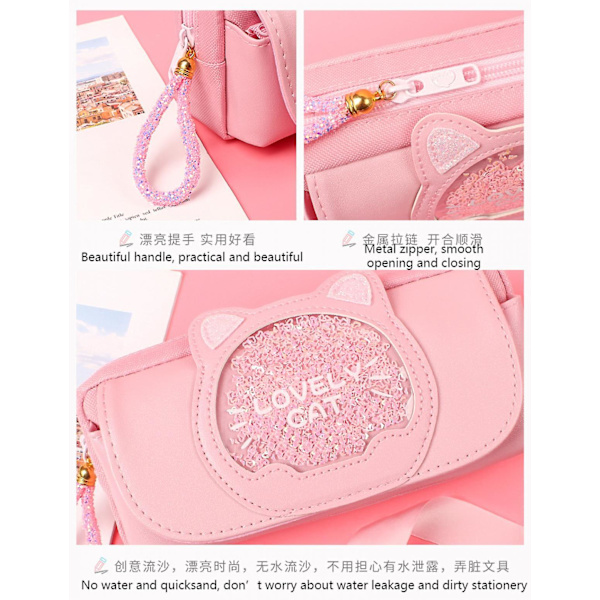 Case Brevpapper Koreansk Canvas Brevpapper Quicksand Söt Brevpapper Kreativ Case Kvinnlig Student null ingen