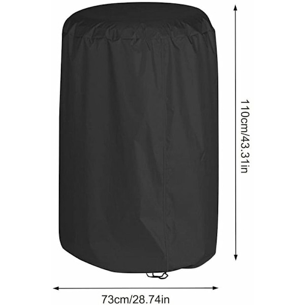 Däcköverdrag förvaringsväskor 210D Oxfordtyg för däck Vattentät säsongsbetonade däcköverdrag Kan rymma 4 däck för de flesta däck - (73 x 110 cm),