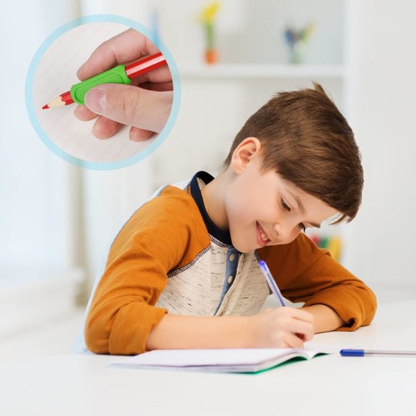 Silikonpenngrepp, 4-delade grepp Reservoarpennor Barns penna skrivhjälpmedel för barn skrivhjälpmedel för barn Universal penna grepp