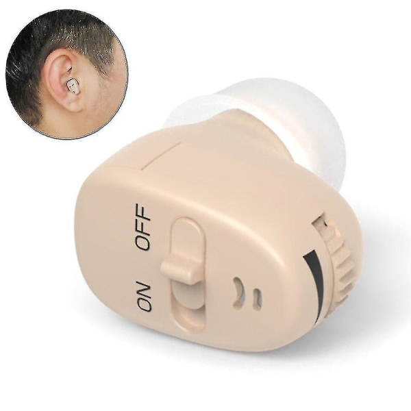 In-Ear Hörapparat Osynlig Bred frekvens Buller Super Mini Öppen passform Döva Hörapparater För Vuxna Äldre Barn null ingen