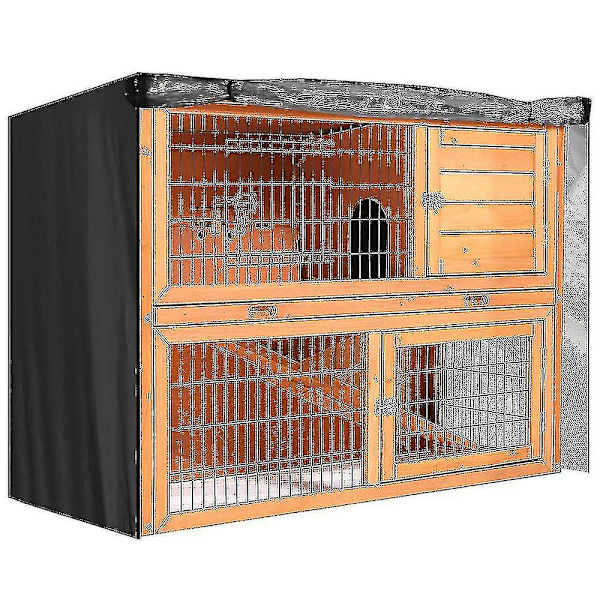 Kanin Bunny Iller Chicken Coop Pet Hutch Cage House Vattentätt cover