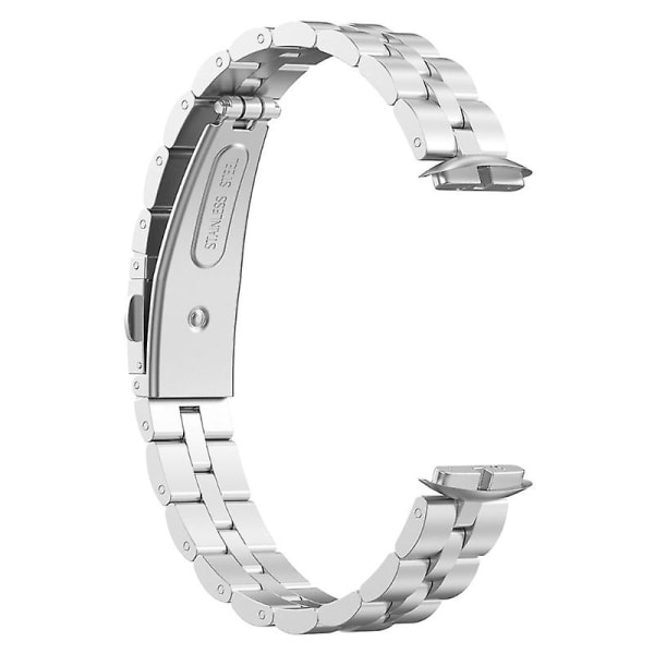 För Fitbit-luxe Anti-lost armband Watch sportklocka i metallband