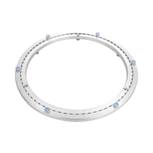 Metallskivspelare, Rund Svängbar Bas, 360° Roterbar, Enradig Kullagring, För Tung Last, ø35cm