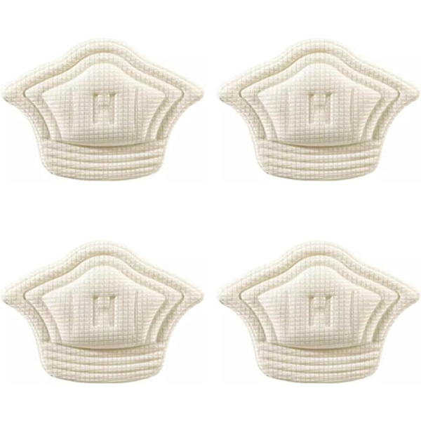 Klackskydd Klippbara Klackskydd Återanvändbara Klackskydd Klackskydd (Beige, 4-pack - 10mm)