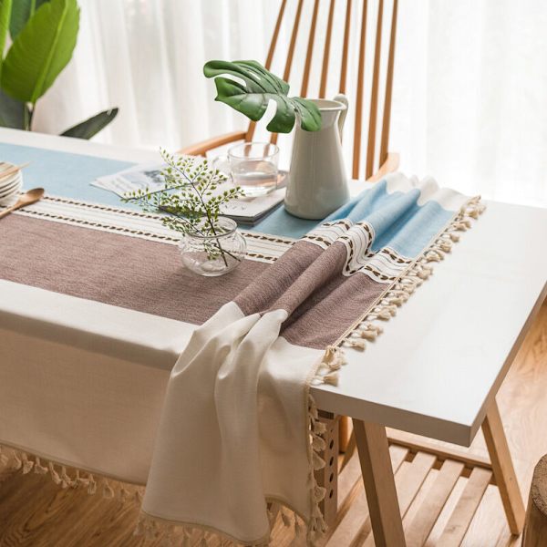 Rektangulär bordsduk för matsal och kök, 140 cm x 240 cm, elegant och vacker för köksbordsdekoration