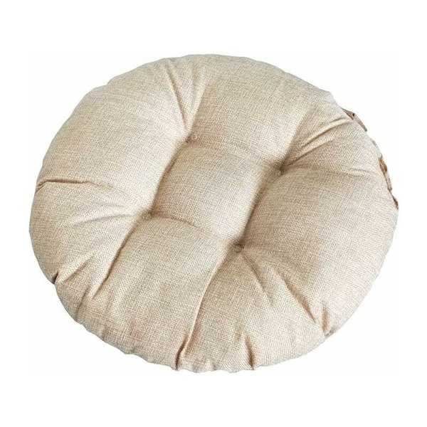 Bomullslinne Tatami golvkudde, mjuk stolskudde för kontorsstol, tjock stolskudde för sovrum, soffa, bil (40*40cm)