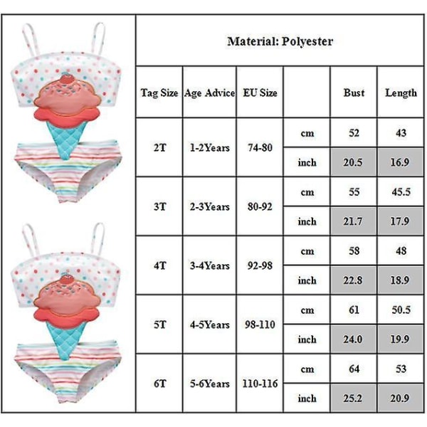 Toddler Baby Flickor Barn Printed Badkläder One Piece Badkläder Monokini Whale 3-4 år