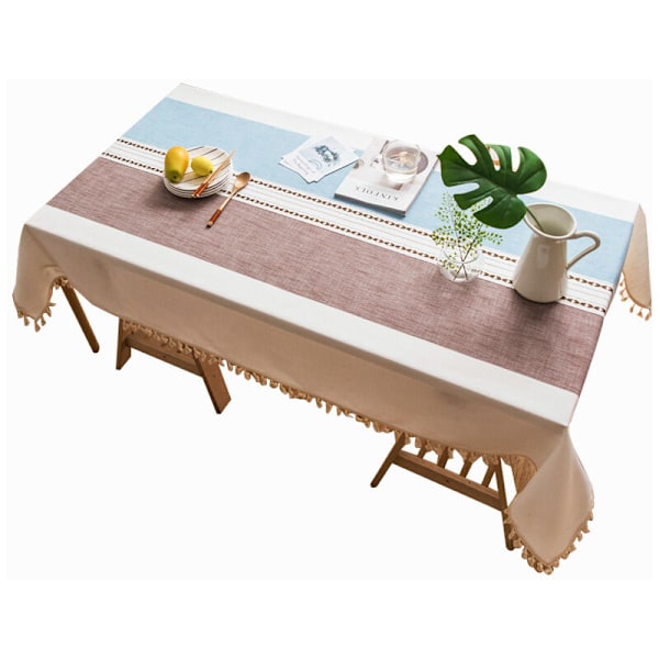 Rektangulär bordsduk för matsal och kök, 140 cm x 240 cm, elegant och vacker för köksbordsdekoration