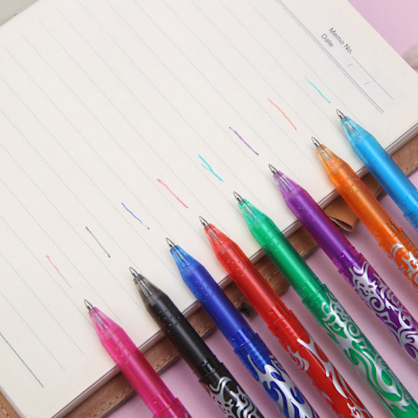 8:a mångfärgad raderbar gelpenna Student Writing Kawaii Creati