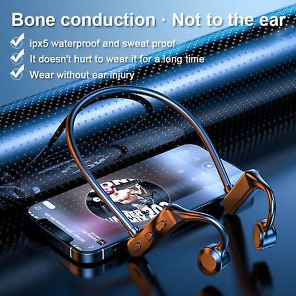 Benledningshörlurar Simning Bluetooth Open Ear Trådlöst sportheadset Ipx5 Vattentät Mp3-spelare Grön