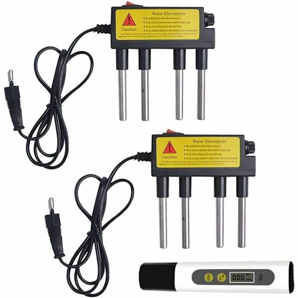 Vattenelektrolysator Elektrolystest, Bärbar Vattenkvalitetstestare Lätt Vattenföroreningsmonitor Elektrolystest Monitor