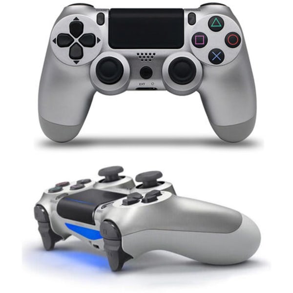 För Sony PS4 Controller PlayStation 4 Wireless Controller BT Gamepad Gamepad Ersättning (grå kamouflage)