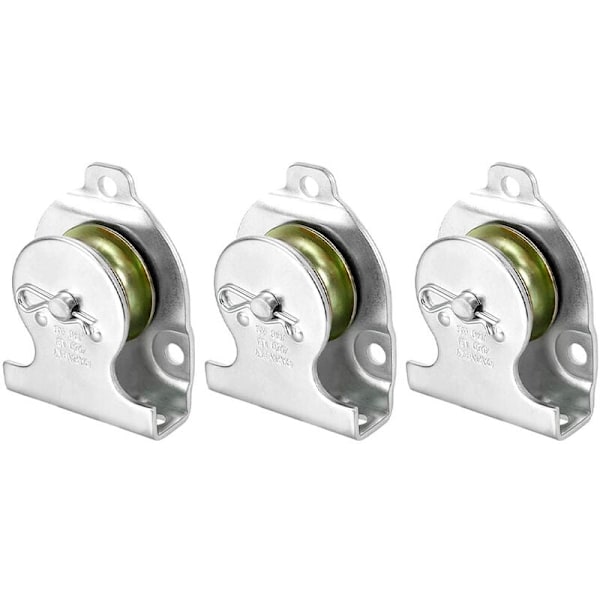 3PCS Lyftblock roterande block enkel block enkel block block metall roterande block block med kullager enkel krok block