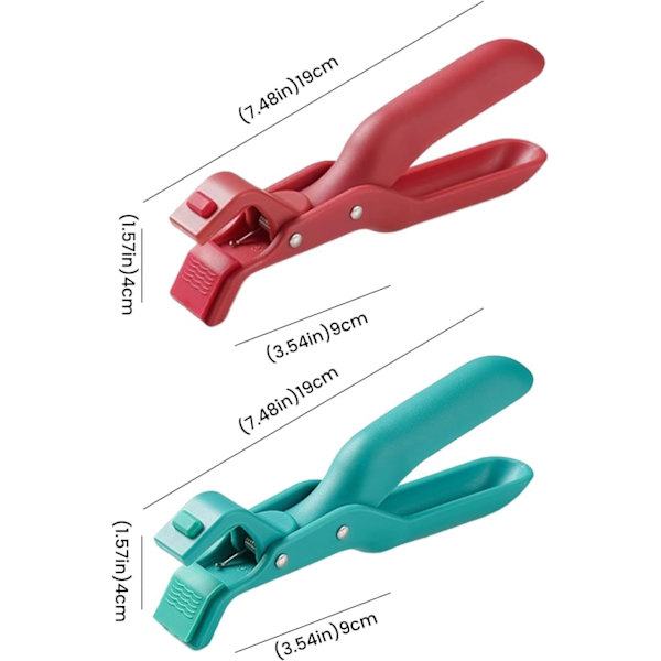 3-pack multifunktionella skållningsskydd i silikon, köksredskap (2 röda + 1 grön)