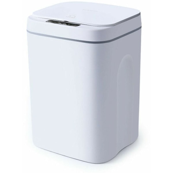 16L automatisk soptunna med sensor Automatisk soptunna Rörelsedetektor (Vit)