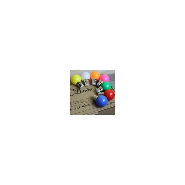 Set med 24 B22 LED-lampor utomhusguirlande
