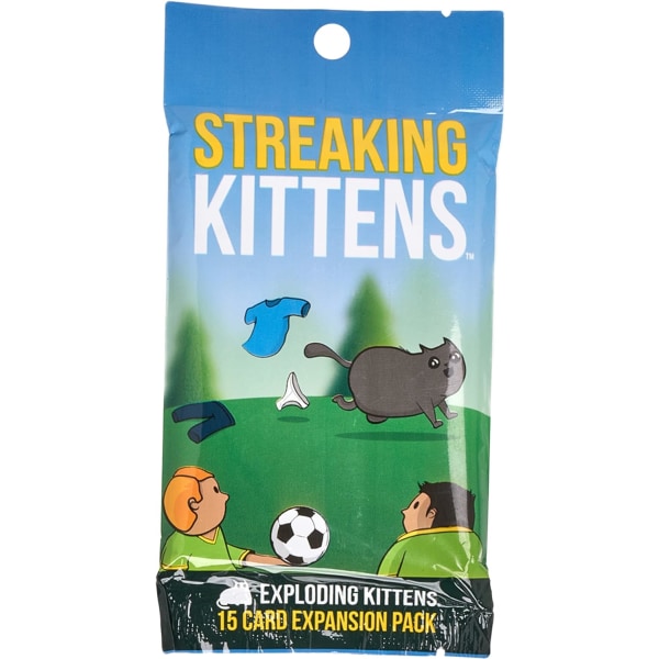 Exploding Kittens Streaking Kittens Expansion Pack från Exploding Kittens - Kortspel för vuxna, tonåringar och barn - Roliga familjespel - Engelsk version